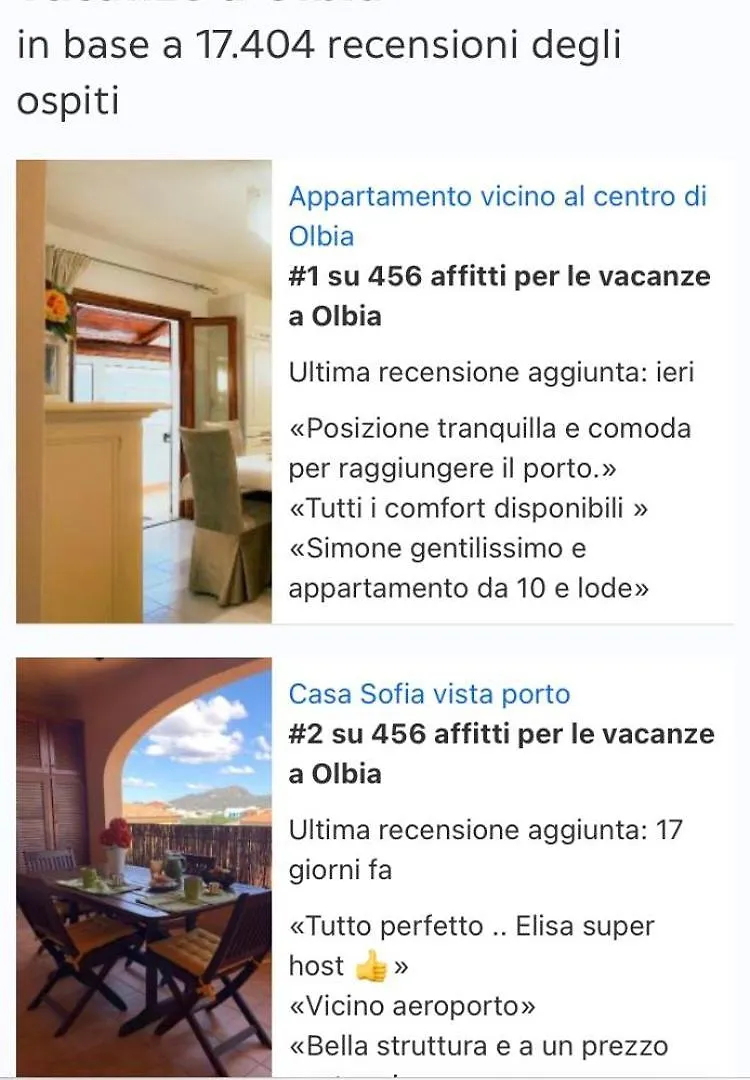 Casa Sofia Vista Porto Lejlighed Olbia